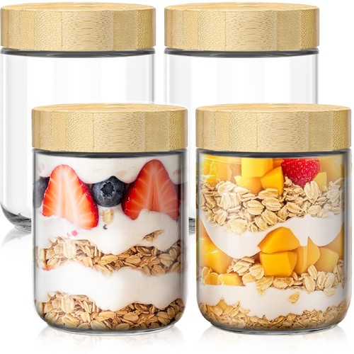 Overnight oats gläser - 4x,