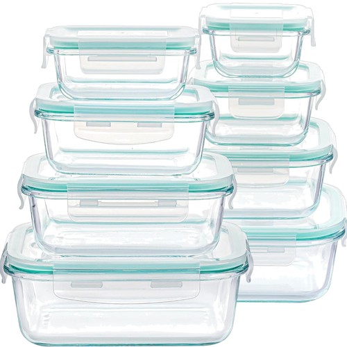Vtopmart 8er glasbehälter mit - vtopmart,