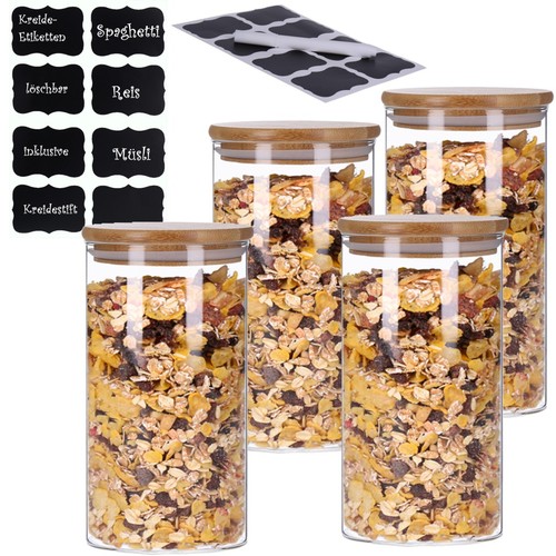 Vorratsgläser 4er set - set, glas