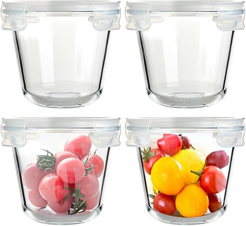 710ml glasbehälter mit - 710ml,