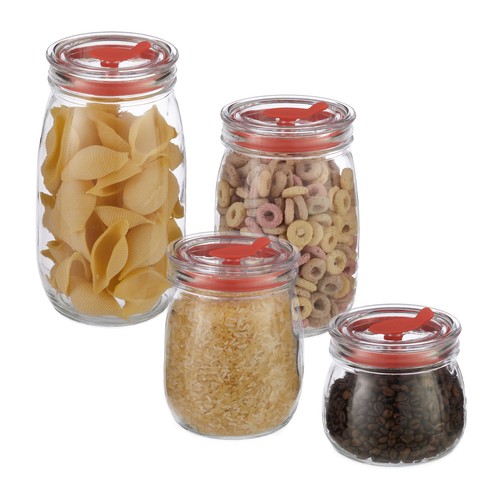 Vorratsgläser 4er set - vorratsgläser,