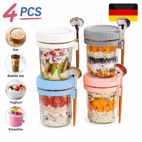 Glasbehälter overnight oats - overnight,