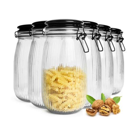 Einmachgläser 4l mit - 6, 1,4l