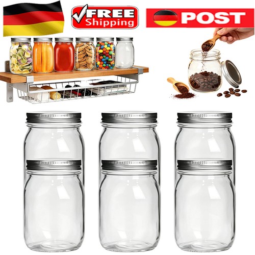 Einmachgläser 500 ml - 6x,