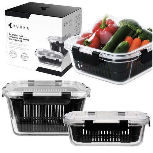 Kuuka glasbehälter set tlg - kuuka, 2-tlg