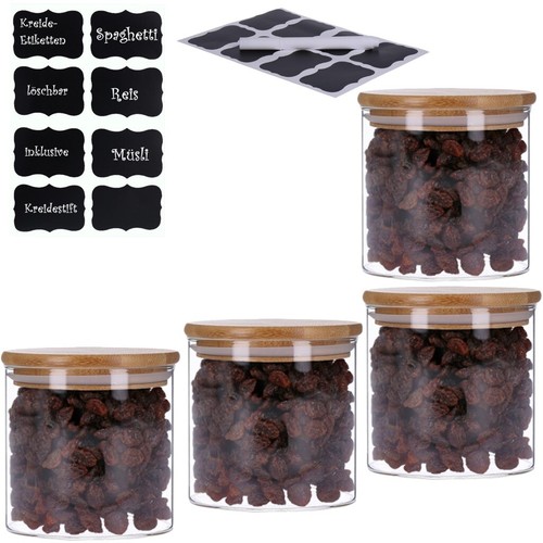 Vorratsgläser 4er set glas - vorratsgläser,