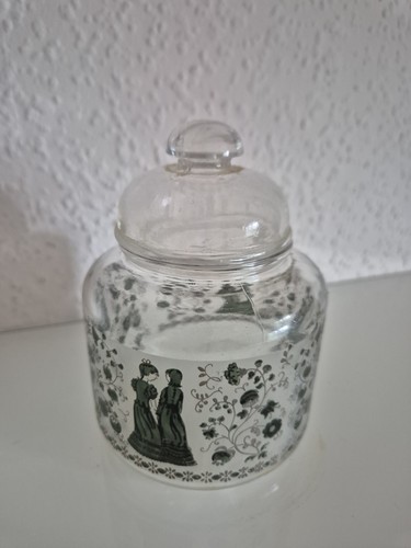 Vintage glasbehälter mit - vintage,