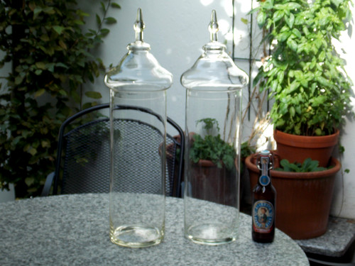 Alte hohe zylinder glas - alte,