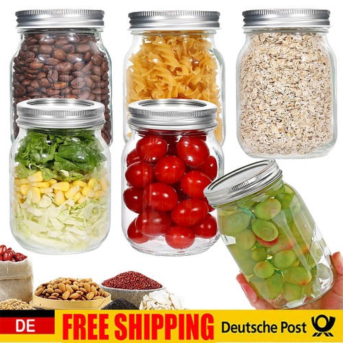 6er set glas einmachgläser - 6er,